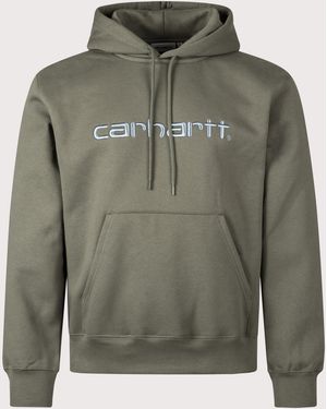 Carhartt Loose Fit Carhartt Hoodie - Green