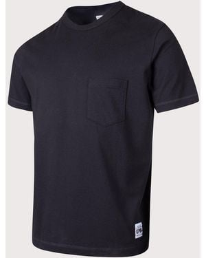 Universal Works Relaxed Fit Core Pocket T-Shirt - Blue