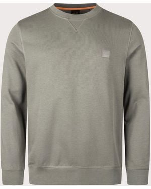 BOSS Relaxed Fit Westart Sweatshirt in Natural for Men Lyst UK