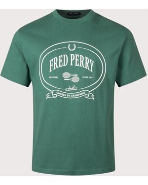 Fred Perry Chosen By Champions T-Shirt - Green