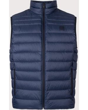 BOSS Slim Fit Odeno2 Packable Gilet - Blue