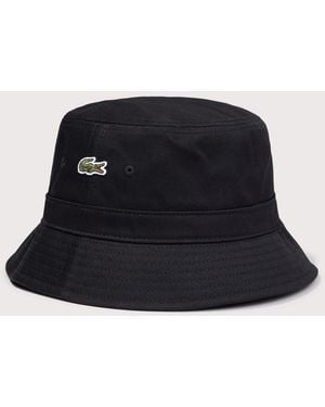 Lacoste Piqué Bucket Hat - Blue