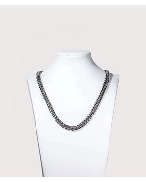 Mysterious Jeweller Stainless Steel Cuban Link Chain 8Mm 20&Quot - White