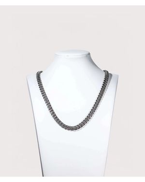 Mysterious Jeweller Stainless Steel Cuban Link Chain 8Mm 20&Quot - White