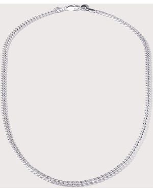 Mysterious Jeweller Stainless Steel Cuban Link Chain 4Mm 22&Quot - White