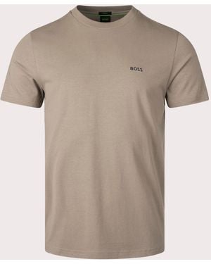 BOSS Crew Neck Tee T-shirt - Natural