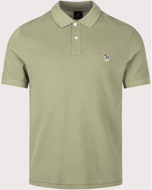 Paul Smith Regular Fit Zebra Polo Shirt - Green
