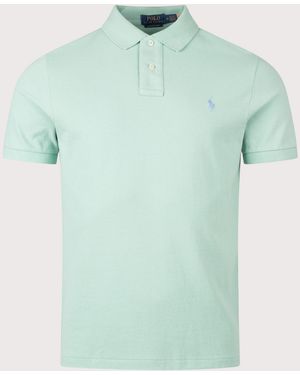 Polo Ralph Lauren Custom Slim Fit Mesh Polo Shirt - Green