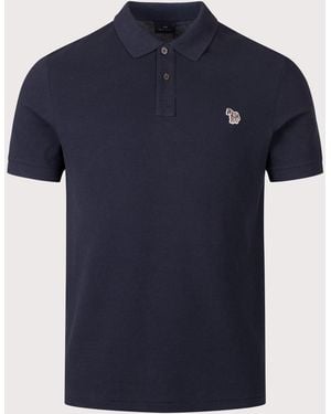 Paul Smith Zebra Logo Polo Shirt - Blue