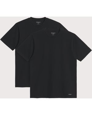 Carhartt 2 Pack Crew Neck T-Shirt - Black