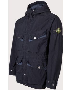 Stone Island Light Compact Field Jacket - Blue