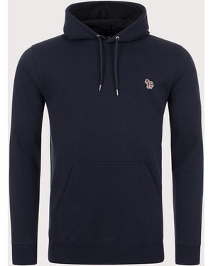 Paul Smith Zebra Logo Hoodie - Blue