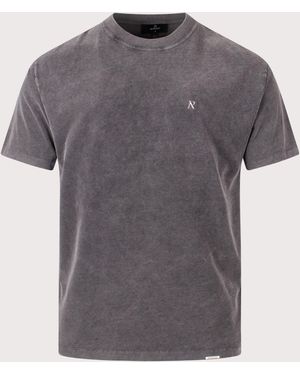 Represent Metal Initial R T-Shirt - Grey