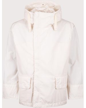 Nanamica Oversized Hooded Deck Jacket - Natural