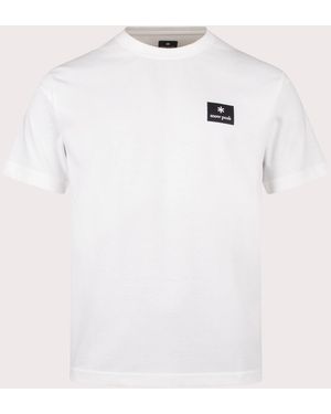 Snow Peak New Standard Square Logo T-Shirt - White