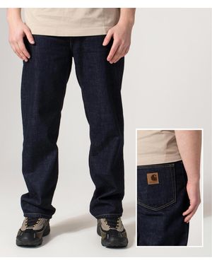 Carhartt Regular Fit Tapered Aaron Jeans - Blue