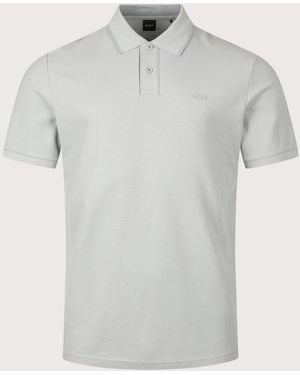 BOSS Regular Fit Phoenix Polo Shirt - Grey