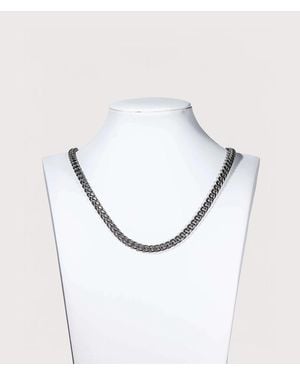 Mysterious Jeweller Stainless Steel Cuban Link Chain 6Mm 20&Quot - White