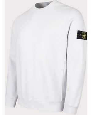 Stone Island Brushed Organic Cotton Sweatshirt - White