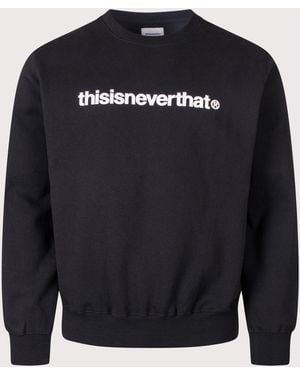 thisisneverthat Regular Fit T-Logo Crewneck Sweatshirt - Blue