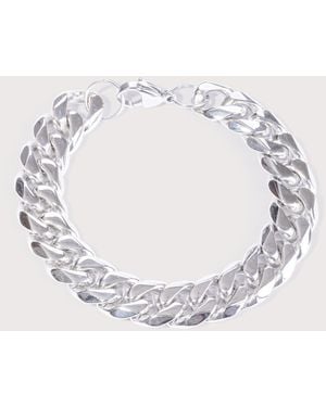 Mysterious Jeweller Stainless Steel Cuban Bracelet - Metallic