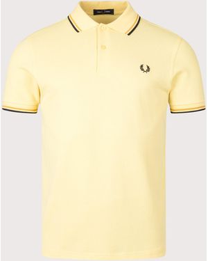 Fred Perry Twin Tipped Polo Shirt - Yellow