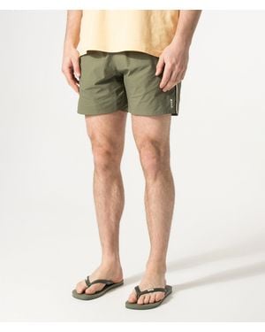 BOSS Regular Fit Iconic Swim Shorts - Green