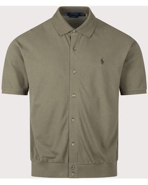 Polo Ralph Lauren Relaxed Fit Short Sleeve Cotton Mesh Shirt - Green