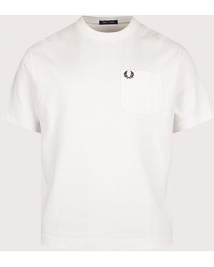 Fred Perry Relaxed Fit T-Shirt - Natural