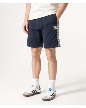 Aquascutum Lamina Insert Sweat Shorts - Blue