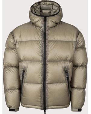 MKI Miyuki-Zoku Translucent Hooded Bubble Jacket - Natural