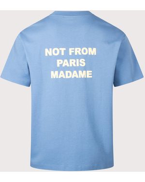 Drole de Monsieur Slogan T-Shirt - Blue