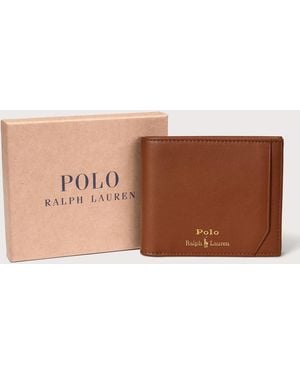 Polo Ralph Lauren 3-In-1 Smooth Leather Wallet - Brown