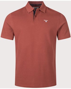 Barbour Tailored Fit Tartan Piqué Polo Shirt