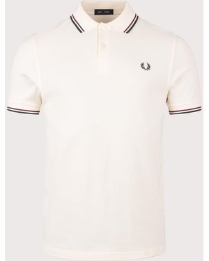 Fred Perry Twin Tipped Polo Shirt - Natural