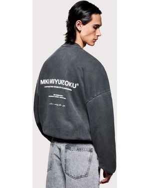 MKI Miyuki-Zoku Design Studio Crewneck Sweatshirt - Grey