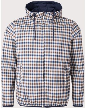 Aquascutum Sailor Check Reversible Jacket - Blue
