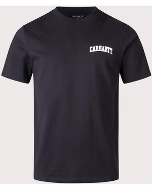Carhartt Regular Fit University Script T-Shirt - Blue