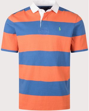 Polo Ralph Lauren Classic Fit Short Sleeve Rugby Shirt - Orange