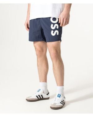 BOSS Octopus Swim Shorts - Blue