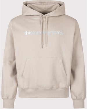 thisisneverthat Regular Fit T-Logo Hoodie - Natural