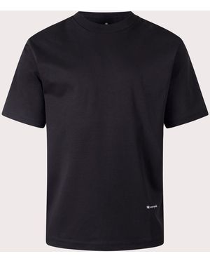 Snow Peak Organic Cotton Mercerised T-Shirt - Black