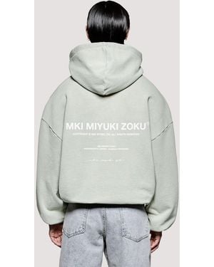 MKI Miyuki-Zoku Box Fit Design Studio Hoodie - Grey