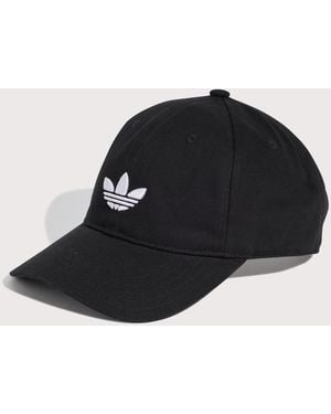 adidas Originals Adicolour Classic Trefoil Baseball Cap - Black