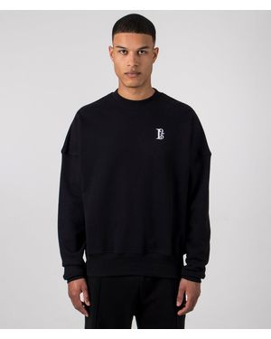 FLORENCE BLACK Oversized 1954 Sweatshirt - Blue