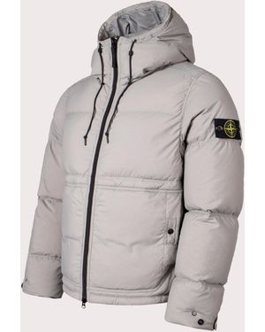 Stone Island Matt Ripstop Cordura Down Jacket - Grey