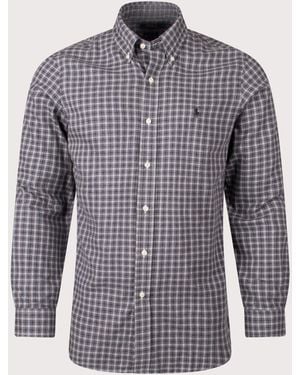 Polo Ralph Lauren Custom Fit Plaid Twill Shirt - Blue