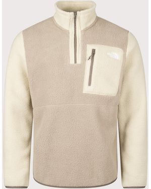 The North Face Yumiori Quarter Zip Sweatshirt - Natural