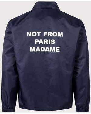 Drole de Monsieur Slogan Jacket - Blue