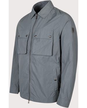 Belstaff Regular Fit Tourer Overshirt - Grey